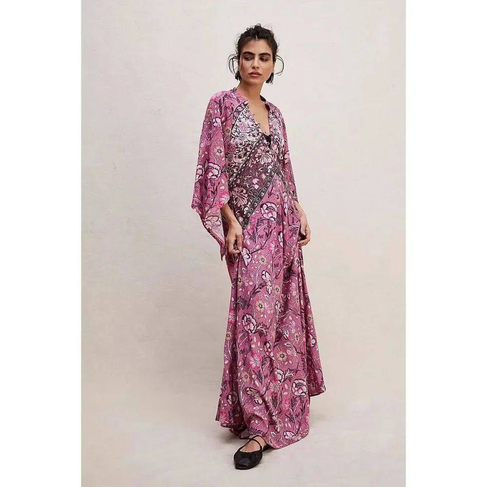 Free People Jen's Pirate Booty Baroque Hyacinth Gown $283
